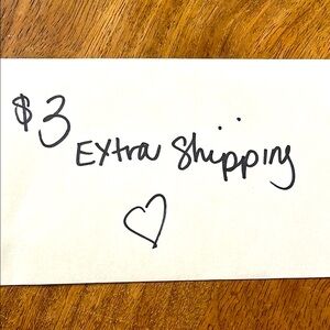 Extra Postage for over five pounds